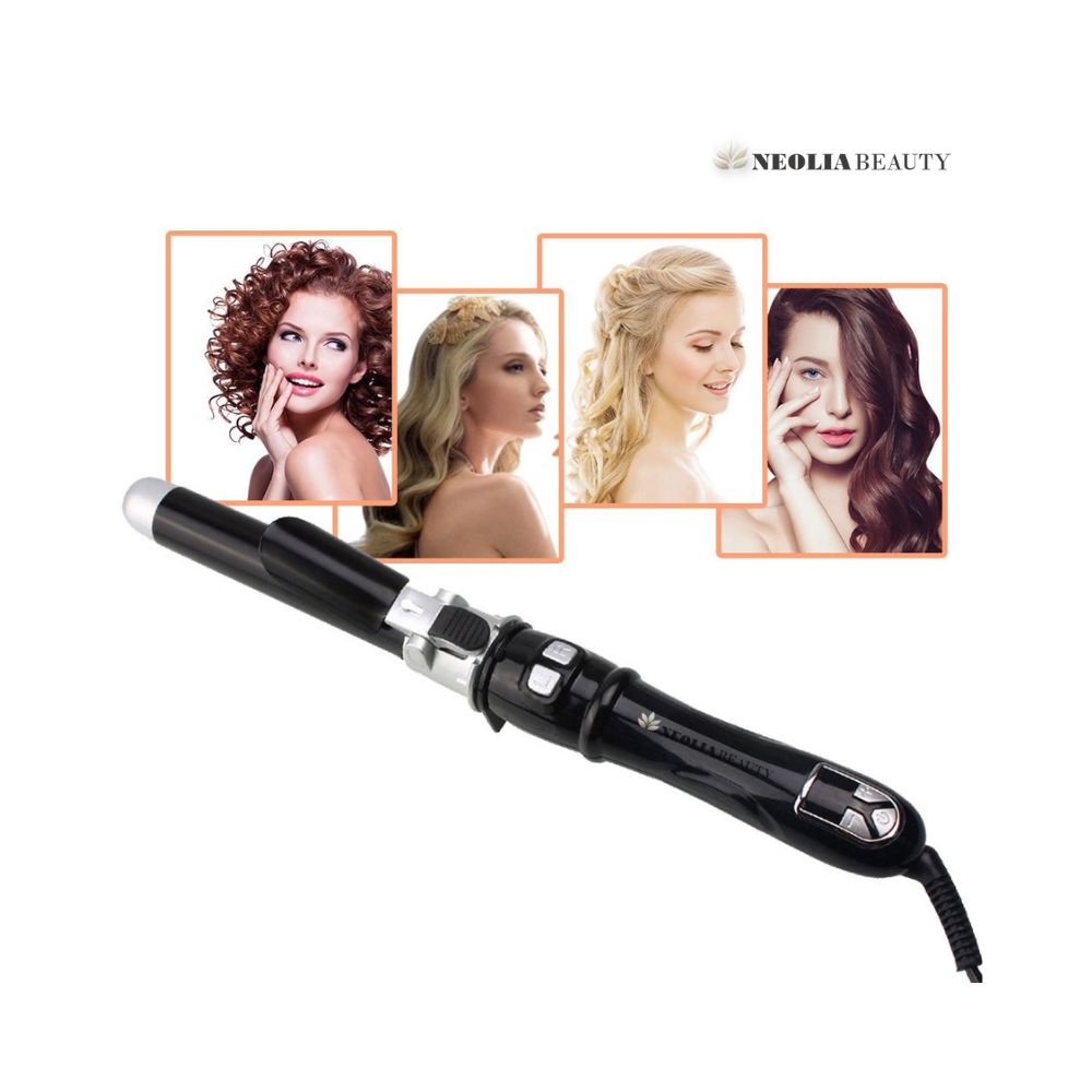 Fer à friser rotatif automatique – boucleur professionnel pour cheveux avec rotation automatique et coiffure sans effort