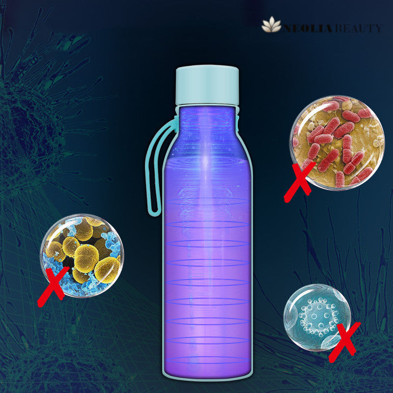 Bouteille purificatrice d’eau – gourde avec filtre intégré pour une eau pure, sans bactéries, idéale pour le sport, le bureau ou les voyages